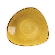 Mustard Seed Yellow Triangle Bowl 23.5cm