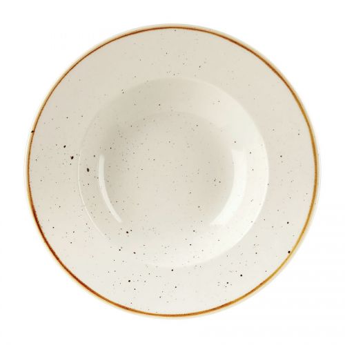 Barley White Wide Rim Bowl 28cm