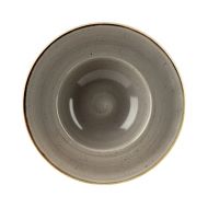 Peppercorn Grey Wide Rim Bowl 24cm