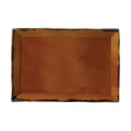 Harvest Brown Small Rectangular Tray
