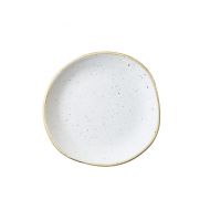 Stonecast Barley White Organic Round Plate 7inch