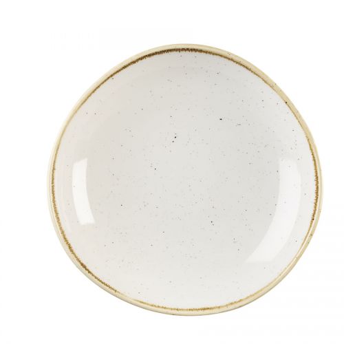 Stonecast Barley White Organic Round Bowl 9inch