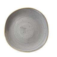 Stonecast Grey Organic Round Plate 10inch