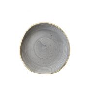 Stonecast Grey Organic Round Plate 7inch