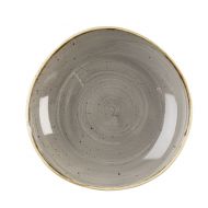 Stonecast Grey Organic Round Bowl 9inch