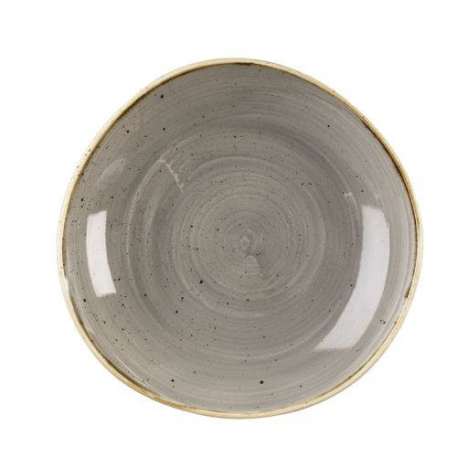 Stonecast Grey Organic Round Bowl 9inch