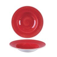 Berry Red Wide Rim Bowl