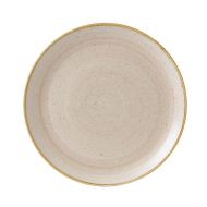 Stonecast Nutmeg Cream 12inch Coupe Plate