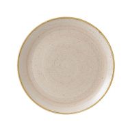 Stonecast Nutmeg Cream 11inch Coupe Plate