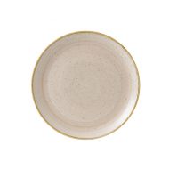 Stonecast Nutmeg Cream 8inch Coupe Plate