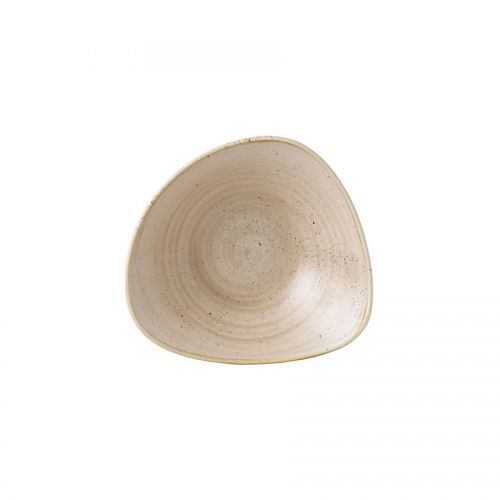 Stonecast Nutmeg Cream 9inch Triangle Bowl