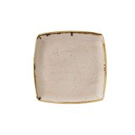 Stonecast Nutmeg Cream 10inch Deep Square Plate