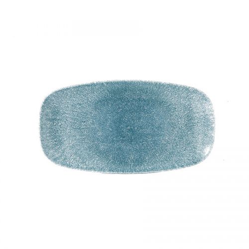 Topaz Blue Chefs' Oblong Plate 14inch