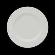 Creme Rousseau Rim Plate 25.4cm / 10in