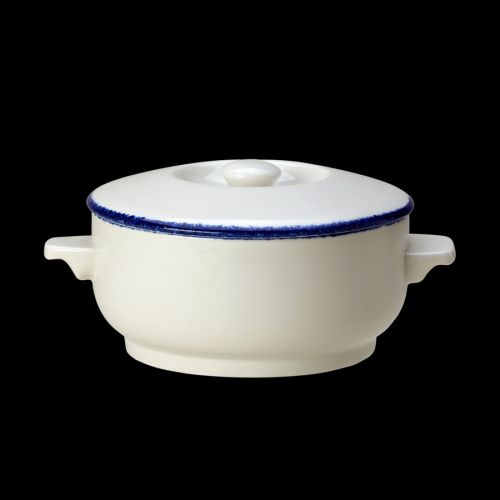 Steelite Blue Dapple Lid for Soupe Bowl