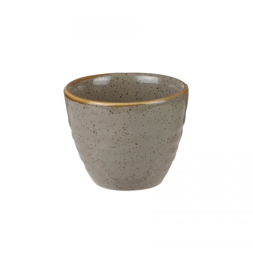 Stonecast Peppercorn Grey Ripple Dip Pot