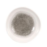 Raku Quartz Black Organic Round Bowl