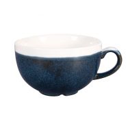 Monochrome Sapphire Blue Cappuccino Cup 12oz
