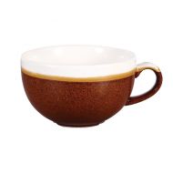 Monochrome Cinnamon Brown Cappuccino Cup 12oz