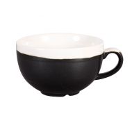 Monochrome Onyx Black Cappuccino Cup 12oz