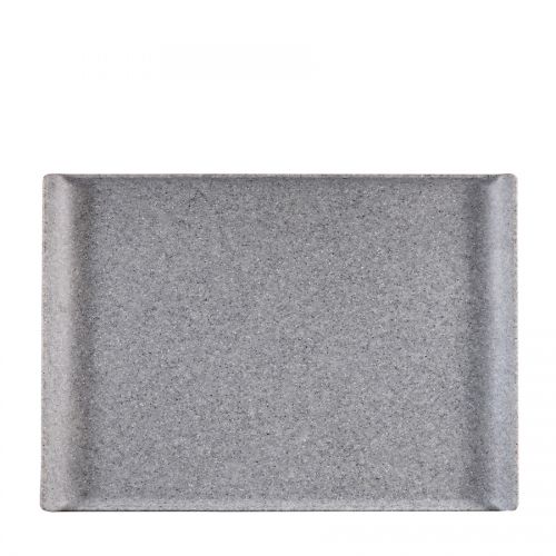 Large Plastic Rectangular Granite Melamine Tray