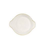 Stonecast Barley White Small Round Eared Dish