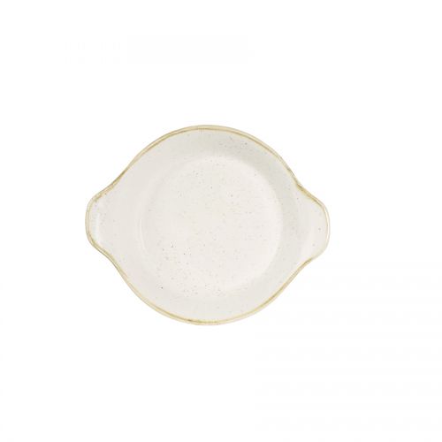 Stonecast Barley White Small Round Eared Dish