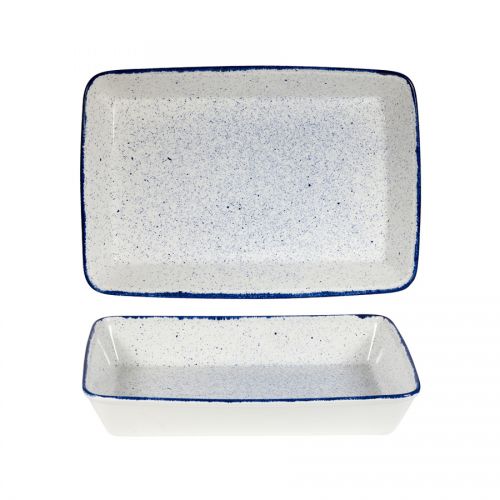 Stonecast Hints Indigo Rectangle Baking Dish