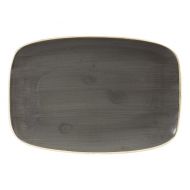 Stonecast Grey Oblong Chefs Plate No. 9