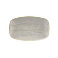 Stonecast Grey Oblong Chefs Plate No. 8