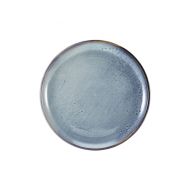 Terra Porcelain Aqua Blue Coupe Plate 27.5cm