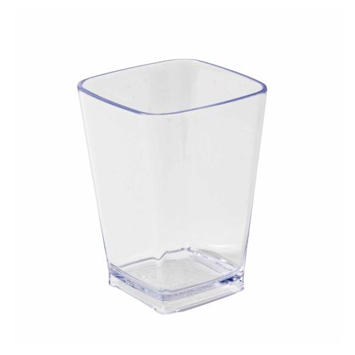 Oblong Polycarbonate Pot 200ml Clear