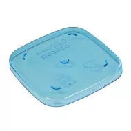 Harfield Copolyester Translucent Blue Dessert Pot Lid 6.3cm