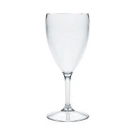 Diamond Wine Glass 12oz Lined 250ml Poly