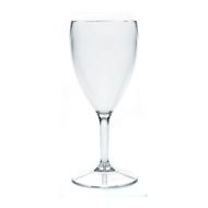 Diamond Wine Glass 9oz Lined 175ml Poly