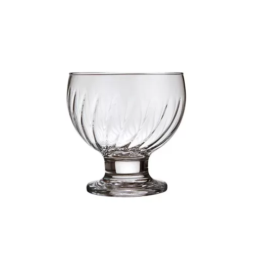 Glacial Glass Dessert Dish 14oz 40cl