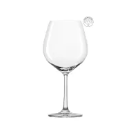 Glacial Coral Crystal Burgundy Wine Glass 26.5oz 75cl