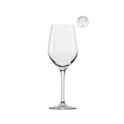 Glacial Coral Crystal White Wine Glass 12.75oz 36.5cl