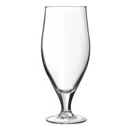 Arcoroc Cervoise Stemmed Beer Glass 11.25oz 32cl Lined @ 1/2 Pint