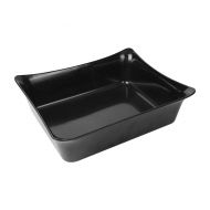 Fleur Crock Melamine Black 1/2 Size Gastronorm