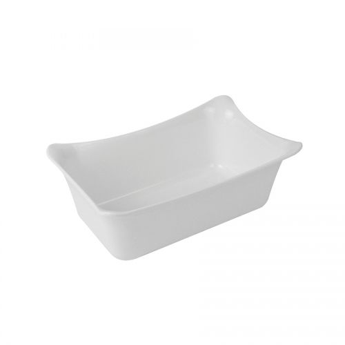 Fleur Crock Melamine White 1/4 Size Gastronorm