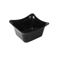 Fleur Crock Melamine Black 1/6 Size Gastronorm