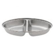 Serving Dish Two Comp S/S Oval 25 x 18 x 5cm