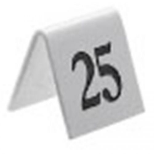 Tent Table Numbers Black On White 26 To 50