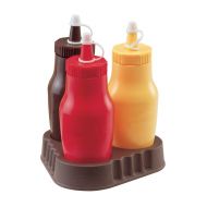 Sauce Bottle Red Plastic 33cl