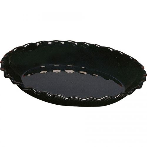 Tulip Presentation Plate Black Oval 3.2ltr