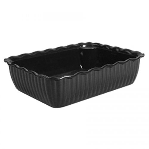 Crock Black Oblong 34x26.2cm 4.5kg