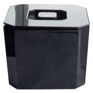 Plastic Ice Bucket 4.5ltr Black Octagonal