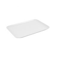 Tray White Melamine Oblong 16 x 24cm