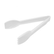 Tongs White Polycarbonate 23cm